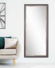 Weathered Harbor Framed Floor Leaning Tall Mirror 32''x 71''