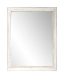 Coastal Whitewood Framed Vanity Wall Mirror (size: 31.5''x 49.5'')