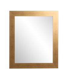 Brushed Gold Wall Mirror (size: 32'' x 50'')