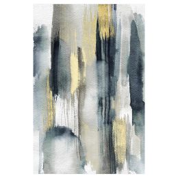 24x36  Abstract Printed Canvas, Multi/gray