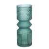 Glass 12" Mallet Vase, Turquoise