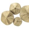 Metal, 16" Lily Pads, Gold