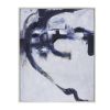 32x40  Hand Painted Abstract Canvas, Blue/gray
