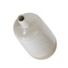 Ceramic 13", Speckled Vase, Beige