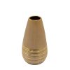 12" 2-tone Vase, Gold