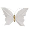Resin 15" W Origami Butterfly Wall Decor, White