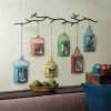 46" Birds and Branches Photo Frame Wall Decor