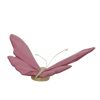 Resin 6" W Origami Butterfly Wall Decor, Pink
