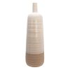24" 2-tone Vase, Ivory