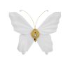 Resin 8" W Origami Butterfly Wall Decor, White