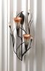 15" Wall Sconce with Lily Candle Cones