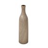 Ceramic 17.75" Vase, Champagne