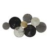Metal 35" Disc Pads Wall Accent, Multi Wb