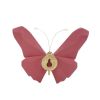 Resin 6" W Origami Butterfly Wall Decor, Pink