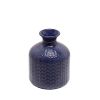 Ceramic 6" Bottle Vase, Blue