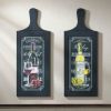 Wine Bottle Wall Art Duo