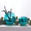 Small Aqua Fish Bowl Vase