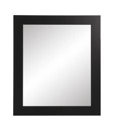 Matte Black Framed Vanity Wall Mirror (size: 32''x 50'')
