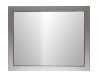 Silver Lined Framed Vanity Wall Mirror (size: 31.5''x 49.5'')