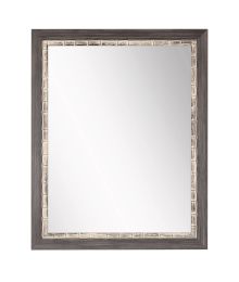 Weathered Harbor Framed Vanity Wall Mirror (size: 32''x 50'')