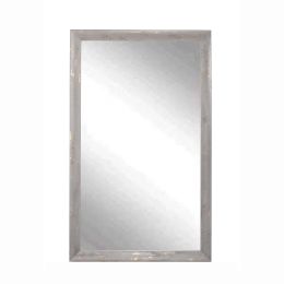 Madame Gold Leaf Framed Vanity Wall Mirror (size: 30''x 48'')